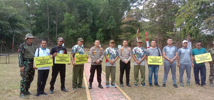 Meriahkan HUT Bhayangkara Ke-77, Polres Rohil Adakan Lomba Menembak